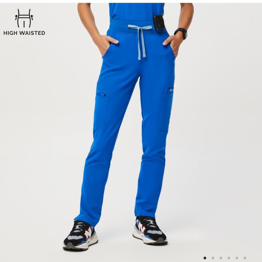 Figs Yola Scrubs Pants, Royal Blue - Women’s Medium